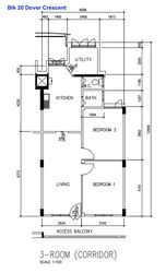 Blk 20 Dover Ville (Queenstown), HDB 3 Rooms #586295461